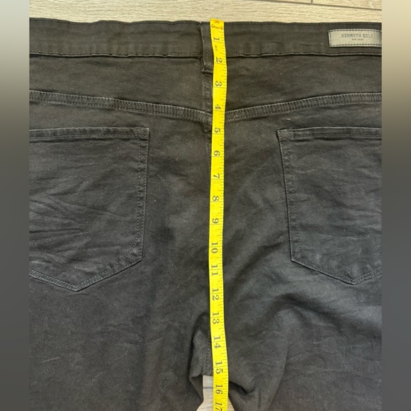Kenneth Cole Jeans Mens 42X32 Black Slim Fit Straight Stretch - Picture 11 of 13